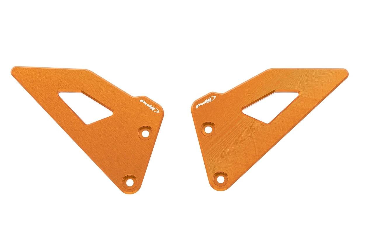 PLACAS DE TALON KTM 990 DUKE 24' C/NARANJA