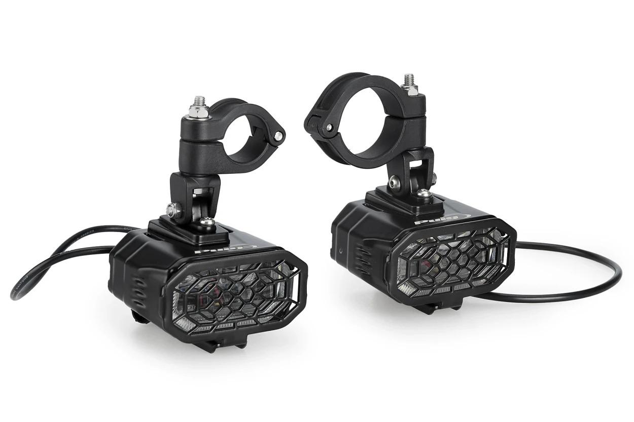 JUEGO FAROS AUXILIARES MIST HOMOLOGADOS + BRIDAS C