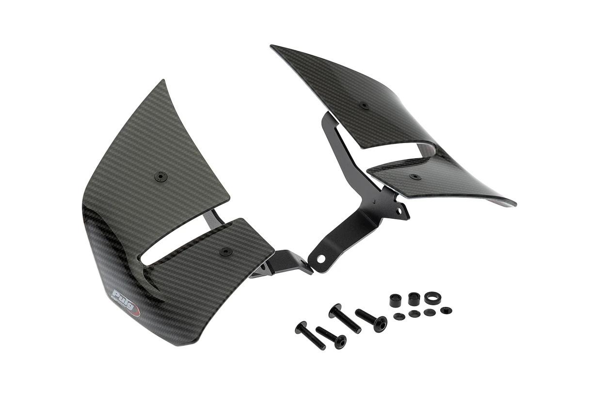 ALERONES D12 KAWASAKI Z900 25' C/SIMIL CARBONO