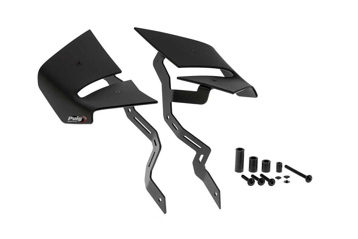 ALERONES D12 KAWASAKI Z650 20'-25' C/NEGRO MAT