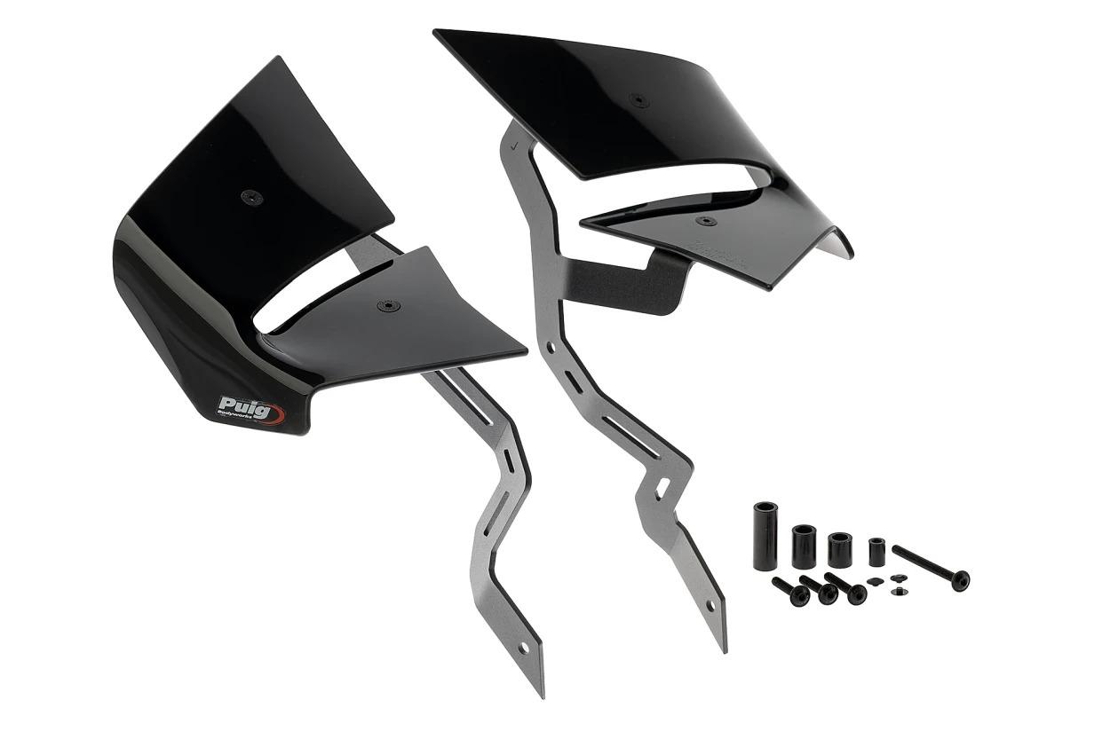 ALERONES D12 KAWASAKI Z650 20'-25' C/NEGRO