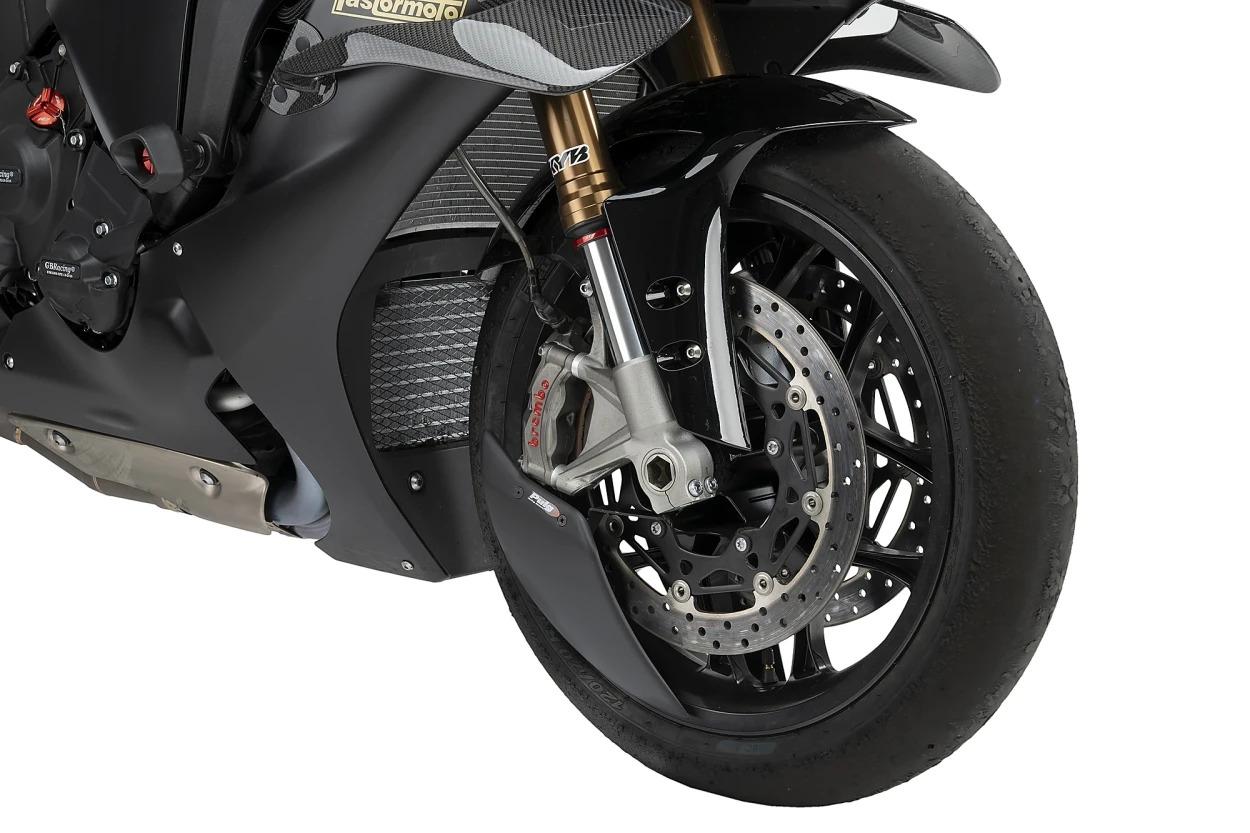 DEFLECTOR AERO RUEDA YAMAHA YZF-R1 25' C/NEGRO MAT