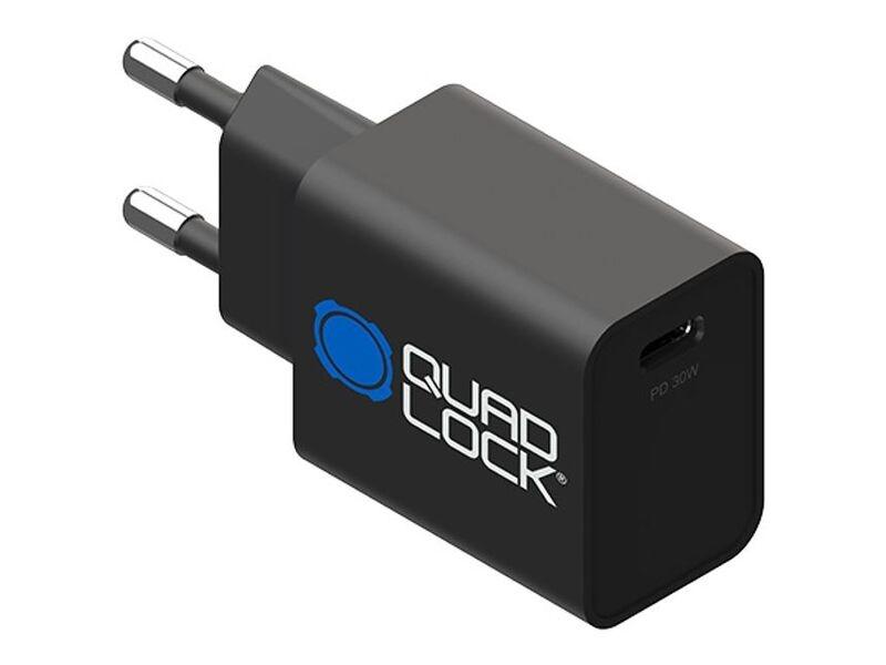 ADAPTADOR DE CORRIENTE QUAD LOCK 30W TIPO C USB ESTÁNDAR UE