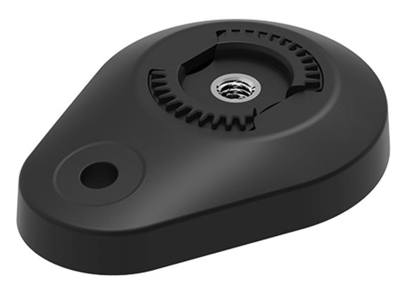 BASE DE SOPORTE CON TAPA Y PASACABLES QUAD LOCK - COMPATIBLE 360