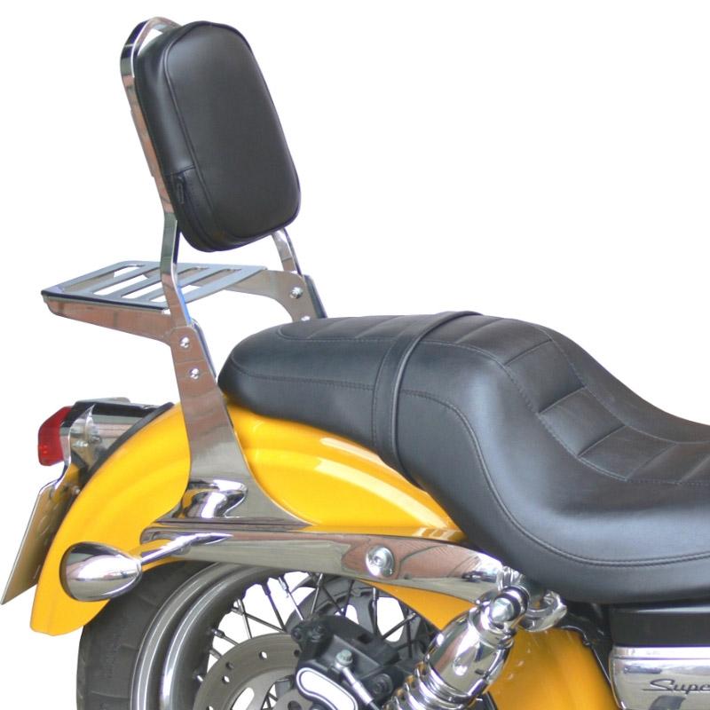 RESPALDO SPAAN BAJO CON PORTA Harley Davidson Dyna desde 2006 (Excepto Dyna Wide y FXDF Fat Bob)