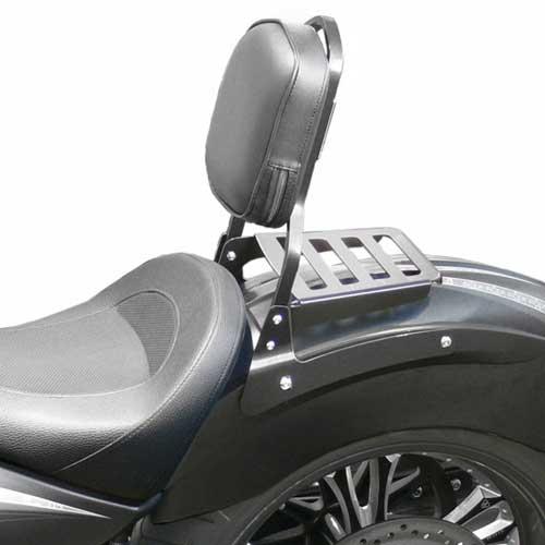 RESPALDO SPAAN BAJO NEGRO CONDUCTOR CON PORTA Kawasaki Vulcan S 650