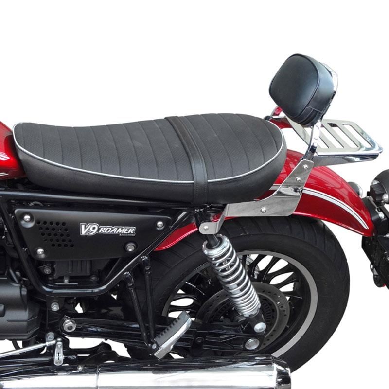 RESPALDO SPAAN BAJO CON PORTA MotoGuzzi V9 Roamer-Bobber Spaan