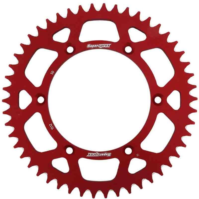 PLATO CORONA SUPERSPROX ALUMINIO ROJA 50 D