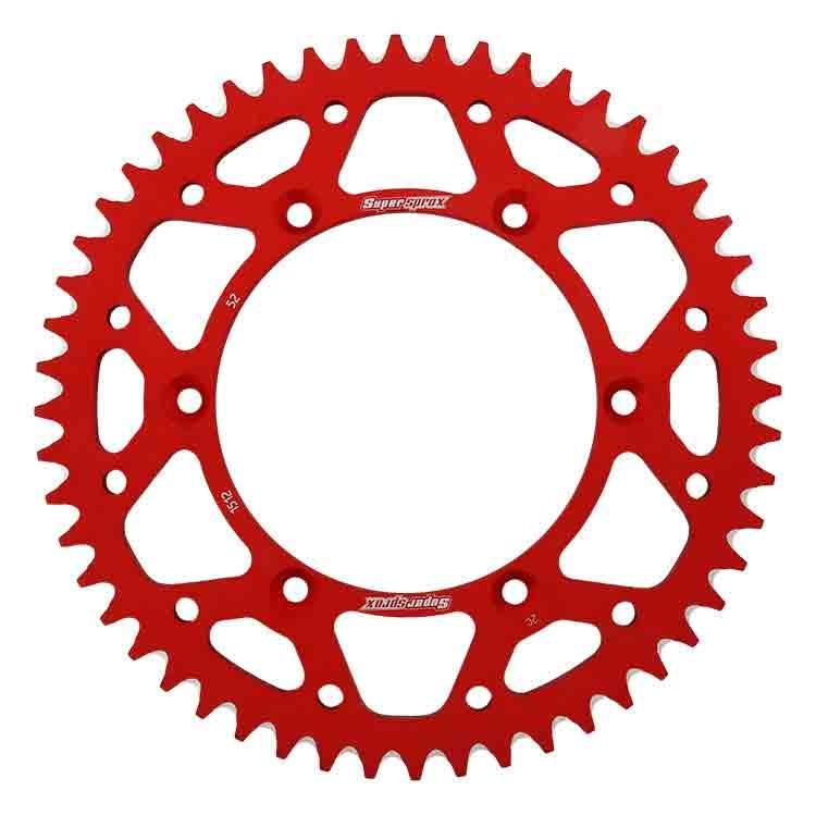 PLATO CORONA SUPERSPROX ALUMINIO ROJA 52 D