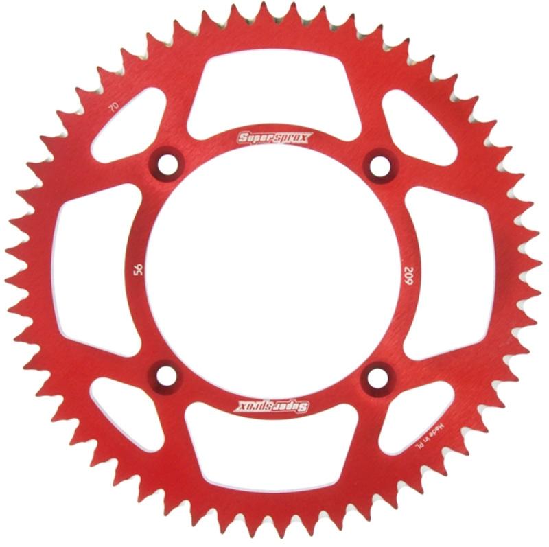 PLATO CORONA SUPERSPROX ALUMINIO ROJA 56 D