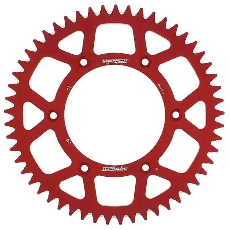 PLATO CORONA SUPERSPROX ALUMINIO ROJA 53 D