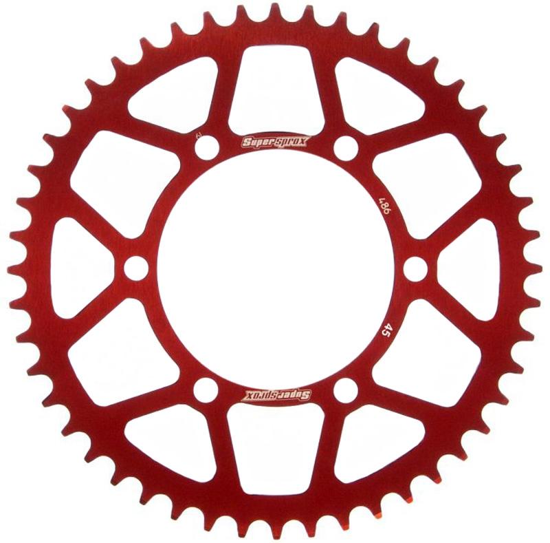 PLATO CORONA SUPERSPROX ALUMINIO ROJA 45 D