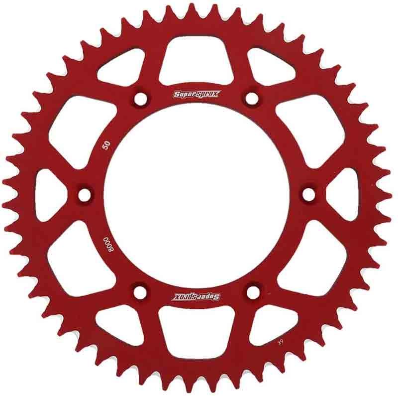 PLATO CORONA SUPERSPROX ALUMINIO ROJA 50 D
