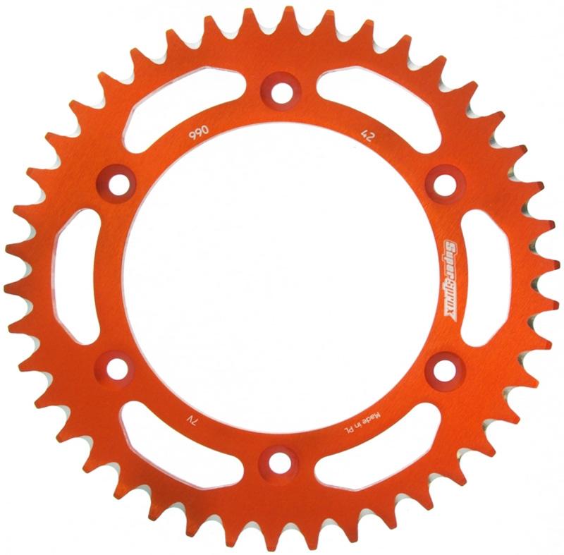 PLATO CORONA SUPERSPROX ALUMINIO NARANJA 42 D