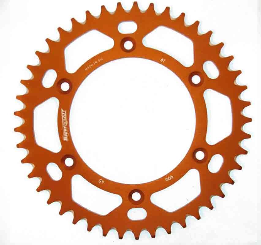 PLATO CORONA SUPERSPROX ALUMINIO NARANJA 45 D