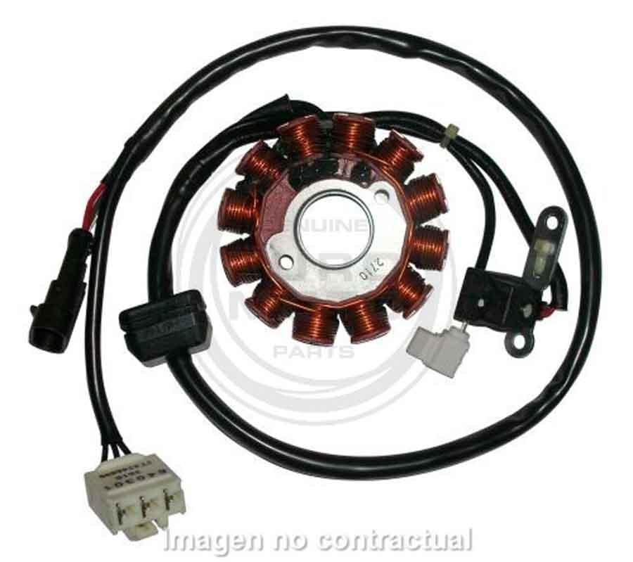 STATOR KOKUSAN TRIFASE 12 POLOS 12V 150W (MOTOR PIAGGIO LEADER 125 4T INYECCI?N - 2V AIRE)     04168012