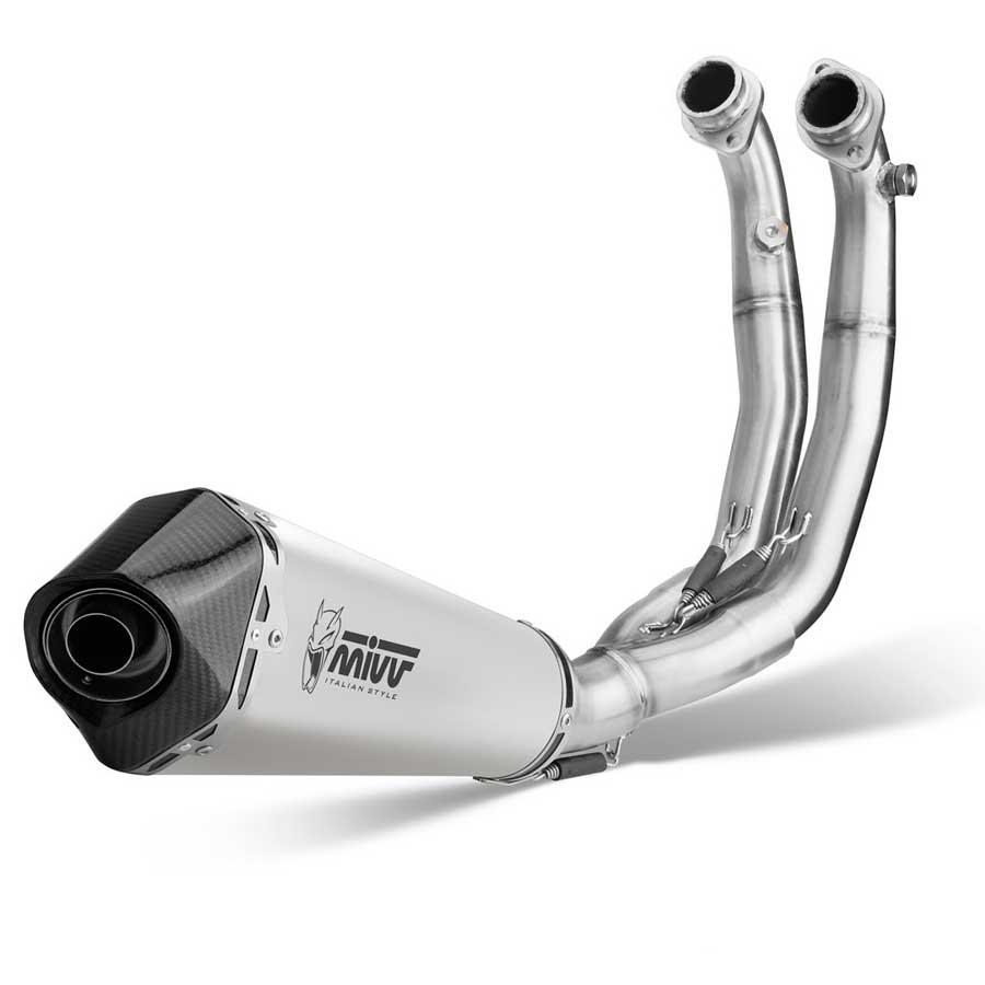 ESCAPE MIVV DELTA RACE FULL SYSTEM 2x1 SPORT ST. STEEL APRILIA RS 660        A.014.LDRX