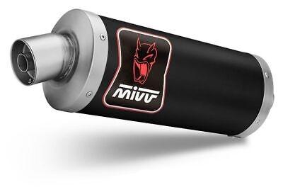 ESCAPE MIVV DAKAR SLIP-ON SPORT BLACK APRILIA TUAREG 660        A.017.LEKB