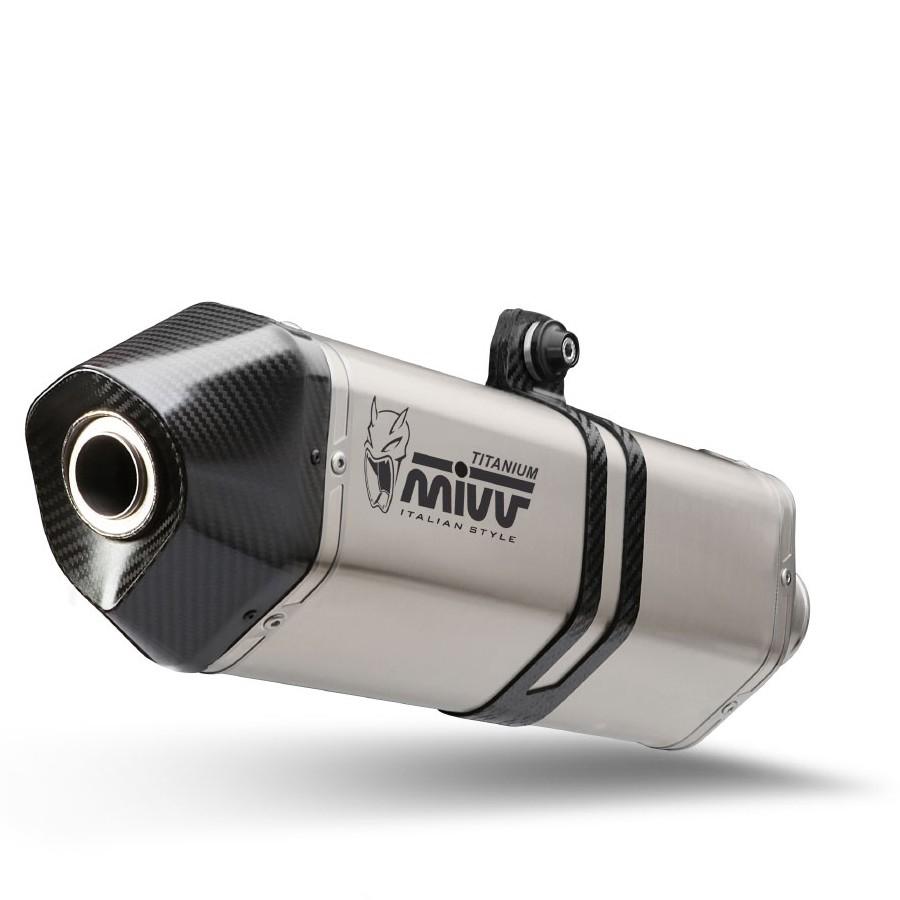 ESCAPE MIVV SPEED EDGE SLIP-ON SPORT TITANIUM APRILIA TUAREG 660        A.017.LRT