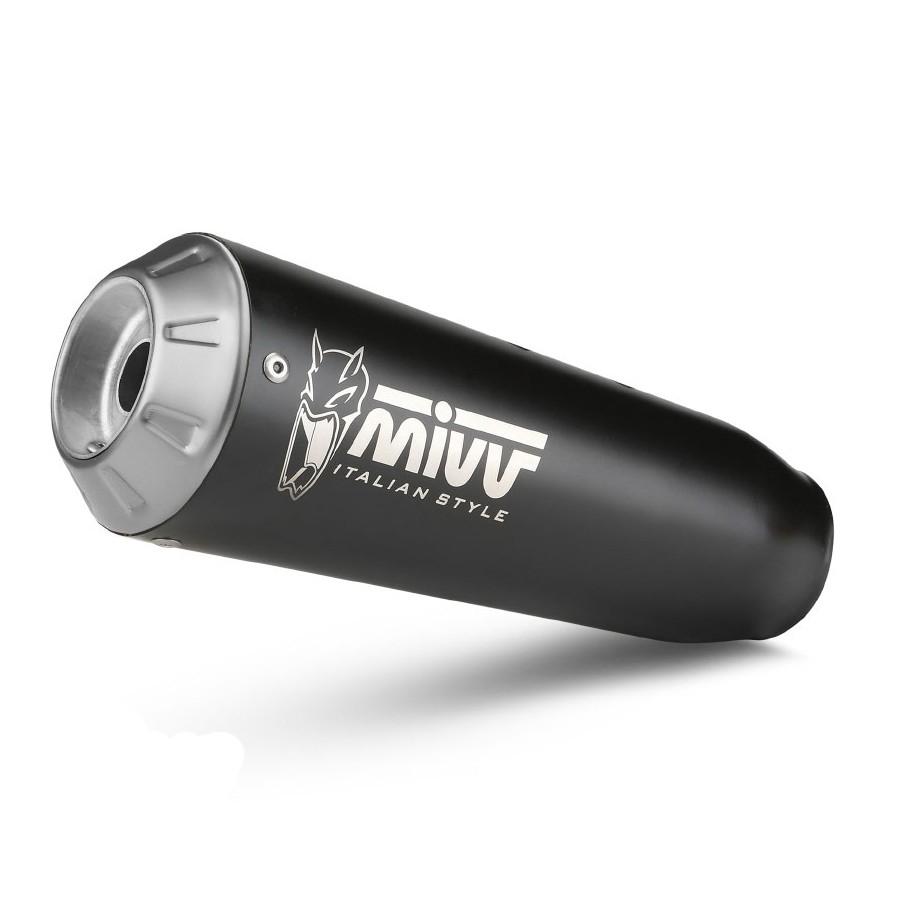 ESCAPE MIVV X-M1 FULL SYSTEM 1x1 SPORT BLACK BENELLI LEONCINO 125        E.007.LC4B