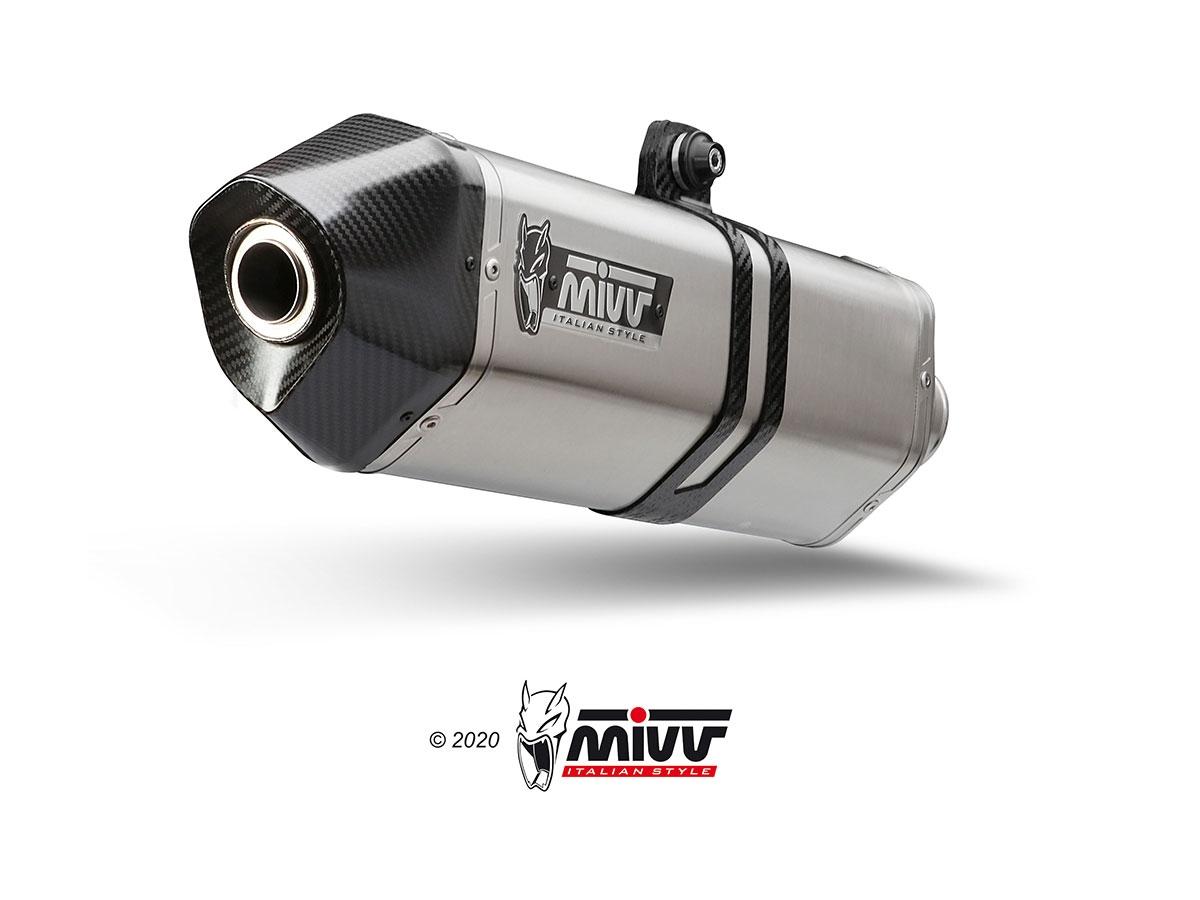ESCAPE MIVV SPEED EDGE SLIP-ON SPORT ST. STEEL HONDA CRF 1100 L AFRICA TWIN        H.079.LRX