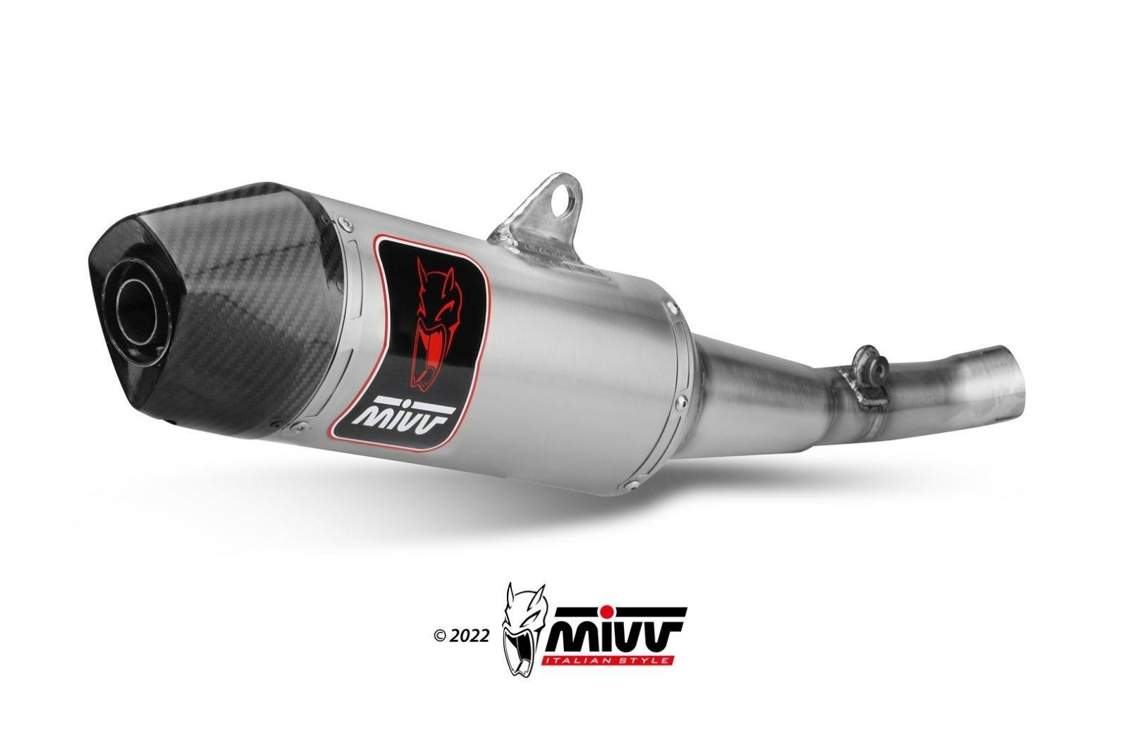 ESCAPE MIVV OVAL SLIP-ON STR1 TITANIUM HONDA CRF 250        M.HO.035.S4C