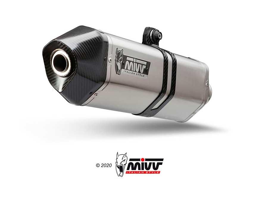 ESCAPE MIVV SPEED EDGE SLIP-ON SPORT ST. STEEL TRIUMPH TIGER 900 / GT / PRO / RALLY        T.018.LRX
