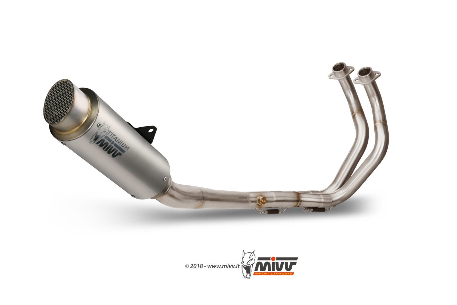 ESCAPE MIVV GPpro FULL SYSTEM 2x1 SPORT TITANIUM YAMAHA MT-07 / FZ-07        Y.065.L6P