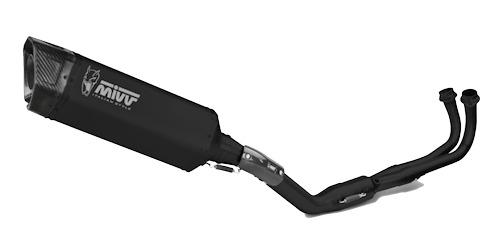 ESCAPE MIW YAMAHA 560 T-MAX 560 2022   2024 Euro5 SPORT FULL SYSTEM 2x1 SR-1 BLACK